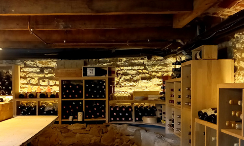 Cave à vin entérrée