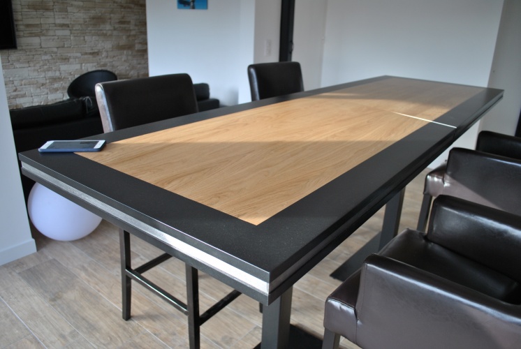 CRéATION TABLE DE SALLE à MANGER MODULABLE VANNES Xylonéo